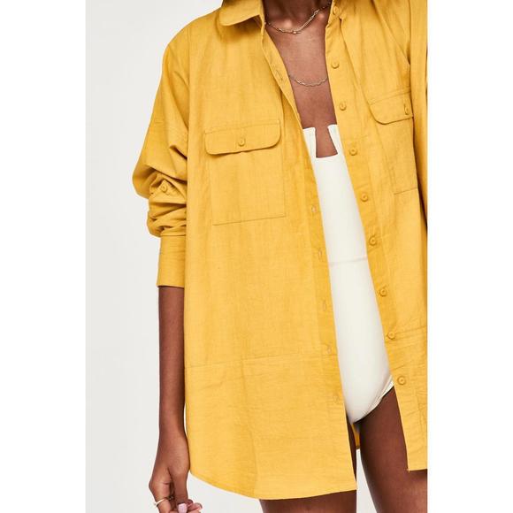 NEW MIRTH kyoto blouse in gilded poplin - Picture 2 of 3